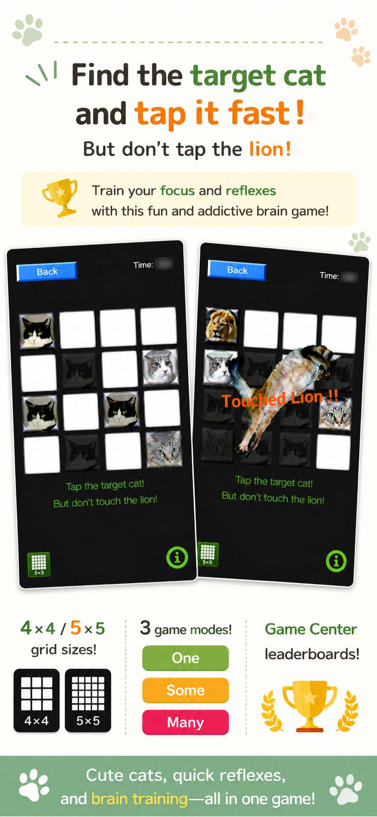 TouchTheCat2 title screen