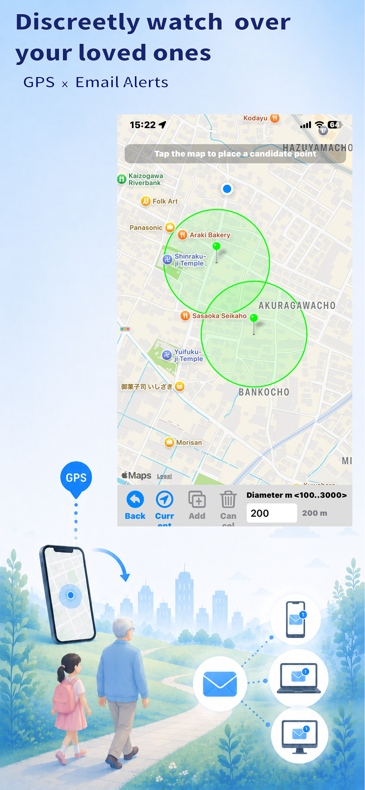 WatchAcross Email app overview